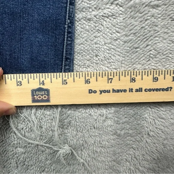 Mother The Dazzler Ankle Fray Mid Rise Distressed Jeans Size 25 Weekend Warrior - Picture 12 of 12